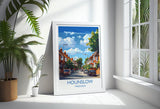 Hounslow Travel Print, Travel Poster of Hounslow, Middlesex Poster, Hounslow Art Gift, London Art Lovers UK Travel Gift NQ Media Designs