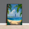 Dubai Travel Poster, Travel Print of Dubai, Dubai Art lovers Gift, UAE Wall Art Gift NQ Media Designs