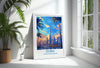 Dubai Travel Print, Travel Poster of Dubai, Dubai Art lovers Gift, UAE Wall Art Gift