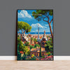 Barcelona Travel Poster, Travel Print of Barcelona, Spain Poster, Barcelona Wall Art Lovers Gift, Spain Art NQ Media Designs