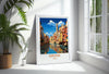 Girona Travel Print, Travel Poster of Girona, Spain Poster, Girona Art Lovers Gift, Spain Art