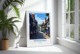 Sevenoaks Travel Poster, Travel Print of Sevenoaks, Kent Countryside Art Gift, England, Sevenoaks Art Lovers Gift, Wall Art Print NQ Media Designs