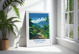 Honduras Travel Print, Travel Poster of Honduras, Central America Poster, Honduras Wall Art Lovers Gift NQ Media Designs