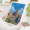 Barcelona Travel Poster, Travel Print of Barcelona, Spain Poster, Barcelona Wall Art Lovers Gift, Spain Art