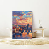 Prague Travel Print Wall Art, Travel Poster of Prague, Prague Art Lovers Gift, Czech Republic City Art Gift NQ Media Designs