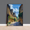 Chipping Campden Travel Print, Travel Poster of Chipping Campden, Gloucestershire Cotswolds Gift, England, Chipping Campden Art Lovers Gift NQ Media Designs