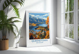 Queenstown Travel Print, Travel Poster of Queenstown, New Zealand Art Lovers Gift, Queenstown Wall Art NQ Media Designs