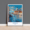 Venice Travel Print Wall Art, Travel Poster of Venice, Italy City Art, Venice Art Lovers Gift, Wall Art Print