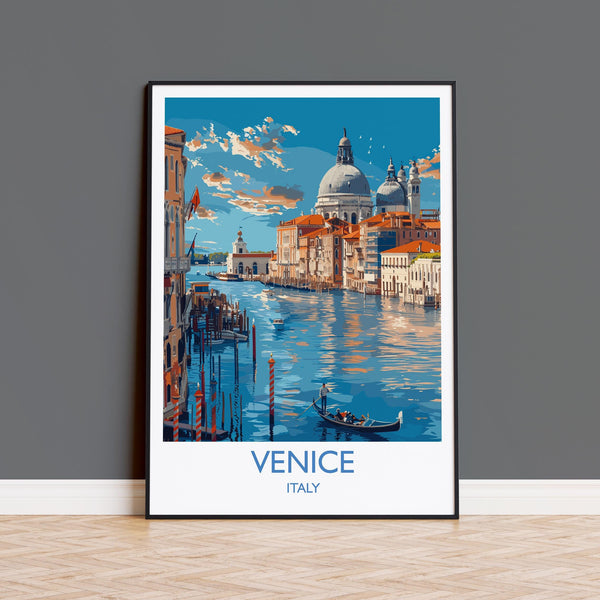 Venice Travel Print Wall Art, Travel Poster of Venice, Italy City Art, Venice Art Lovers Gift, Wall Art Print