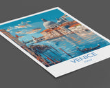 Venice Travel Print Wall Art, Travel Poster of Venice, Italy City Art, Venice Art Lovers Gift, Wall Art Print NQ Media Designs