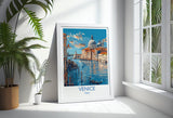 Venice Travel Print Wall Art, Travel Poster of Venice, Italy City Art, Venice Art Lovers Gift, Wall Art Print NQ Media Designs