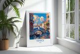 Venice Travel Print Wall Art, Travel Poster of Venice, Italy City Art, Venice Art Lovers Gift, Wall Art Print
