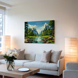 Yosemite Travel Poster Wall Art, Landscape Travel Print of Yosemite, National Park Art, Yosemite Gift, Colorado, USA, Travel Wall Art Gift NQ Media Designs