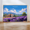Provence Travel Poster Wall Art Landscape, Travel Print of Provence , Provence Art Lovers Gift,France Art Gift NQ Media Designs