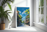 Hanoi Travel Poster, Travel Print of Hanoi,Vietnam, Asia, Hanoi Art Lovers Gift, Vietnam Gift, Wall Art Print NQ Media Designs