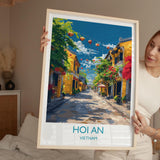 Hoi An Travel Print, Travel Poster of Hoi An,Vietnam, Asia, Hoi An Art Lovers Gift, Vietnam Gift, Wall Art Print NQ Media Designs
