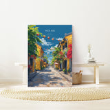 Hoi An Travel Poster, Travel Print of Hoi An,Vietnam, Asia, Hoi An Art Lovers Gift, Vietnam Gift, Wall Art Print NQ Media Designs