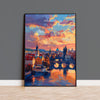 Prague Travel Print Wall Art, Travel Poster of Prague, Prague Art Lovers Gift, Czech Republic City Art Gift NQ Media Designs