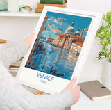 Venice Travel Print Wall Art, Travel Poster of Venice, Italy City Art, Venice Art Lovers Gift, Wall Art Print NQ Media Designs