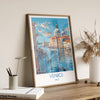 Venice Travel Print Wall Art, Travel Poster of Venice, Italy City Art, Venice Art Lovers Gift, Wall Art Print