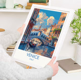 Venice Travel Print Wall Art, Travel Poster of Venice, Italy City Art, Venice Art Lovers Gift, Wall Art Print NQ Media Designs