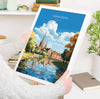 Abingdon Poster, Travel Print of Abingdon,Abingdon Art Lovers Gift,Oxfordshire, English Countryside Wall Art Print