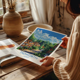 Tadworth Travel Print, Travel Poster of Tadworth, Surrey Poster, Tadworth Art Gift, London Art Lovers UK Travel Gift NQ Media Designs