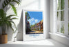 Camberley Travel Print, Travel Poster of Camberley, Surrey Poster, Camberley Art Gift, London Art Lovers UK Travel Gift