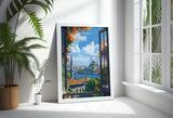 Istanbul Travel Poster Wall Art, Travel Print of Istanbul, Turkey Wall Art, Istanbul Art Lovers Gift, Wall Art Print NQ Media Designs