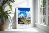 Gobekli Tepe Travel Print Wall Art, Travel Poster of Gobekli Tepe, Turkey Wall Art, Gobekli Tepe Art Lovers Gift, Wall Art Print NQ Media Designs