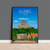 Quebec Travel Poster, Travel Print of Quebec, City of Quebec Canada