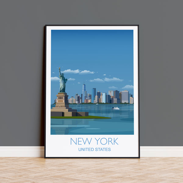 a picture of the statue of liberty in new york