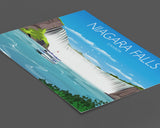 Niagara Falls Travel Poster, Travel Print of Niagara Falls, Canada,Limited Edition NQ Media Designs