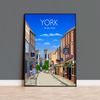 York Travel Print, York Poster, York, England, UK Travel Poster NQ Media Designs