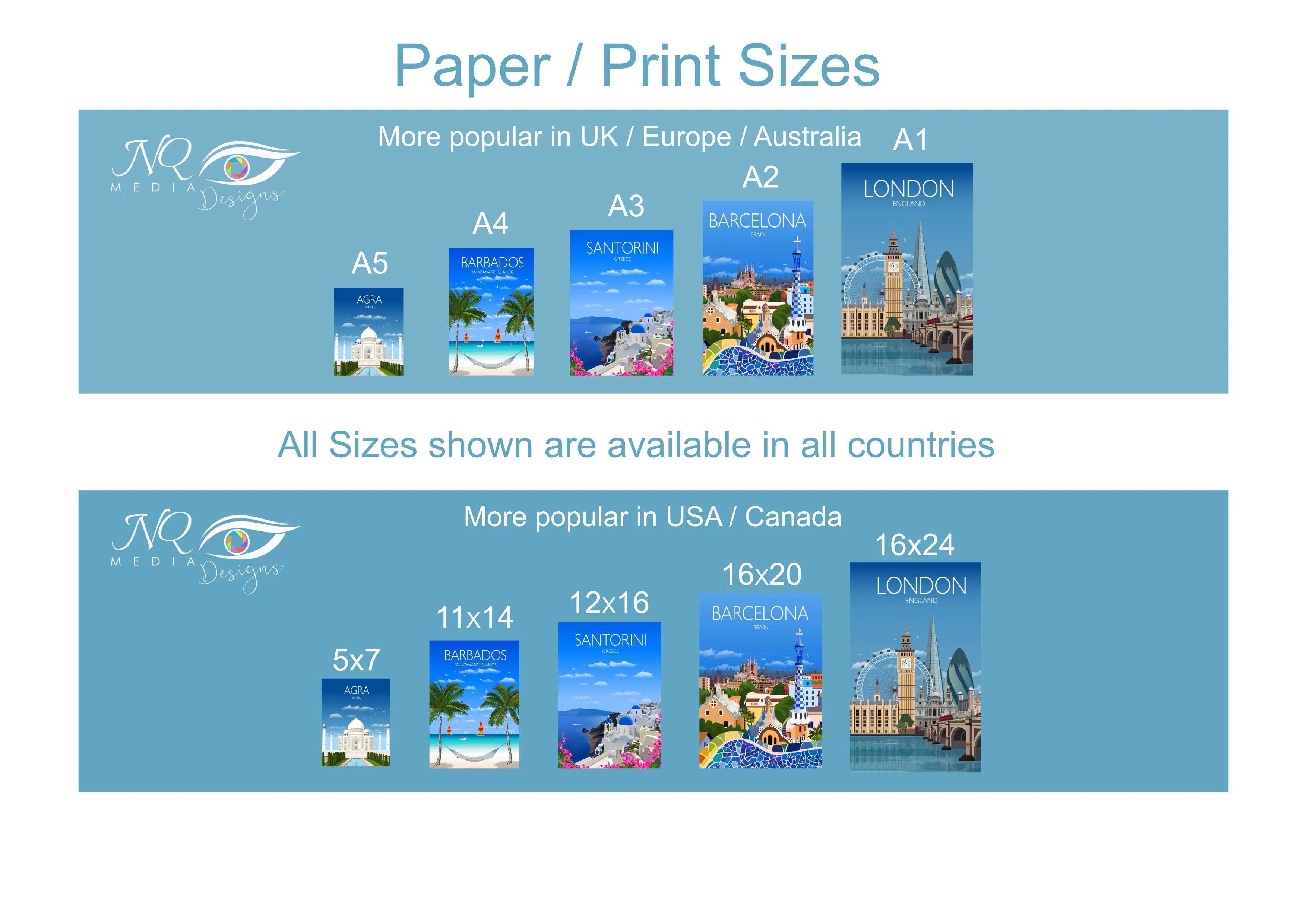 Saint Lucia Travel Poster, Travel Print of Saint Lucia, Windward Islands, Caribbean NQ Media Designs