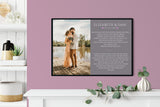 Wedding vows and photo, Custom wedding vows, Couple wedding vows art, Couple gift idea, Wedding anniversary gift NQ Media Designs