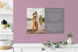 Wedding vows and photo, Custom wedding vows, Couple wedding vows art, Couple gift idea, Wedding anniversary gift NQ Media Designs