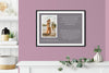 Wedding vows print, Custom wedding vows art, Vows On Canvas • wedding photo print, Wedding anniversary gift NQ Media Designs