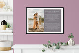 Wedding vows and photo, Custom wedding vows, Couple wedding vows art, Couple gift idea, Wedding anniversary gift NQ Media Designs
