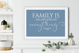 Personalised Family Word Art Print, Family Wall Décor, Printable Gallery Wall Art Print, Christmas Gift NQ Media Designs