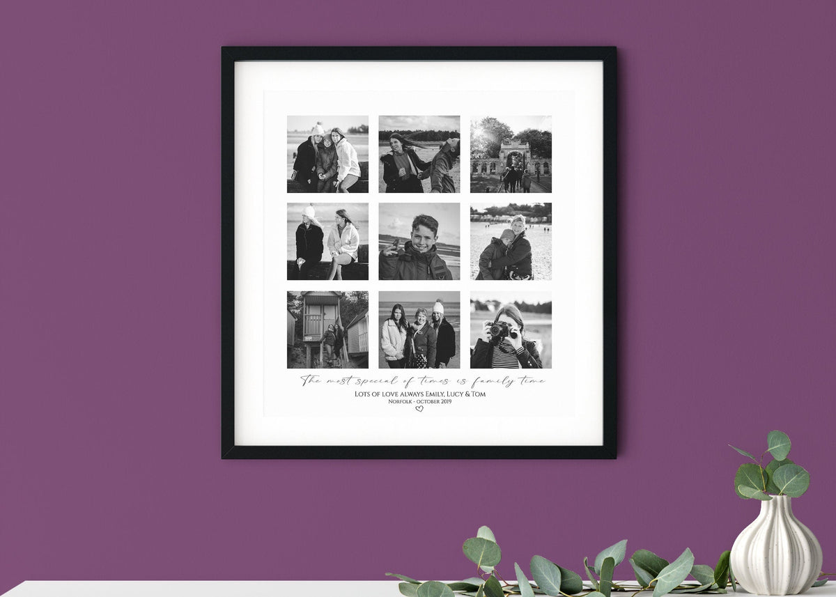Family photo collage, Family wall art, Custom photo collage, Family print, Photo collage gift, Family keepsake, Mothers Day Gift NQ Media Designs