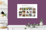 Family photo collage, Family wall art, Personalised photo collage, Family print, Photo collage gift, Family gift, Mothers Day Gift NQ Media Designs