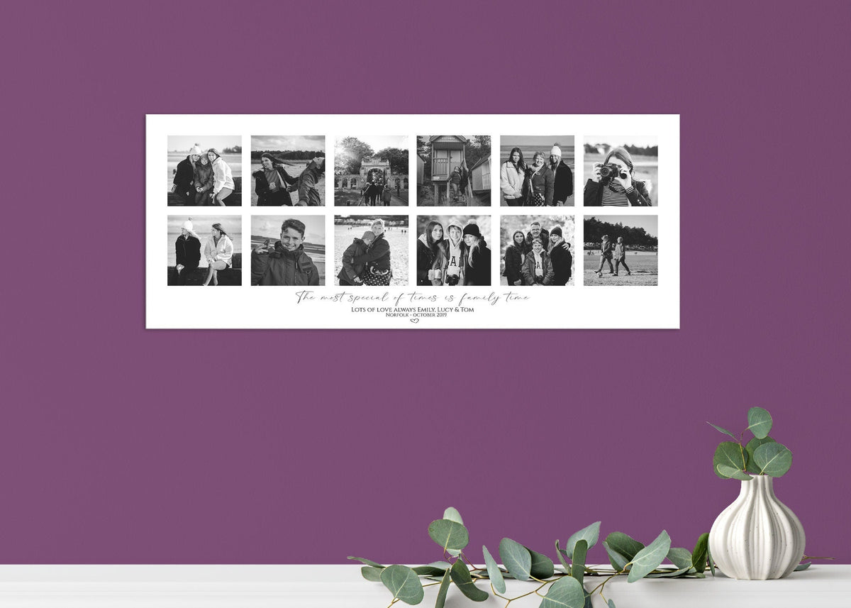 Family photo collage, Family wall art, Custom photo collage, Family print, Photo collage gift, Family keepsake, Mothers Day Gift NQ Media Designs