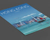 Hong Kong Travel Poster , Travel Print of Hong Kong, City of Hong Kong, China