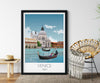 Venice Travel Poster, Travel Print of Venice, City of Venice, Italy
