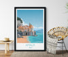 Amalfi Coast travel print, Amalfi Travel poster, Italy print NQ Media Designs