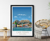 Cape Town Travel Poster , Travel Print of Cape Town, City of Cape Town, South Africa NQ Media Designs