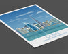 Dubai Travel Poster, Travel Print of Dubai, City of Dubai, United Arab Emirates