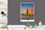 Bali Travel Poster, Travel Print of Bali, Indonesia NQ Media Designs