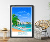 Majorca Travel Print, Travel Poster of Majorca, Balearic Islands